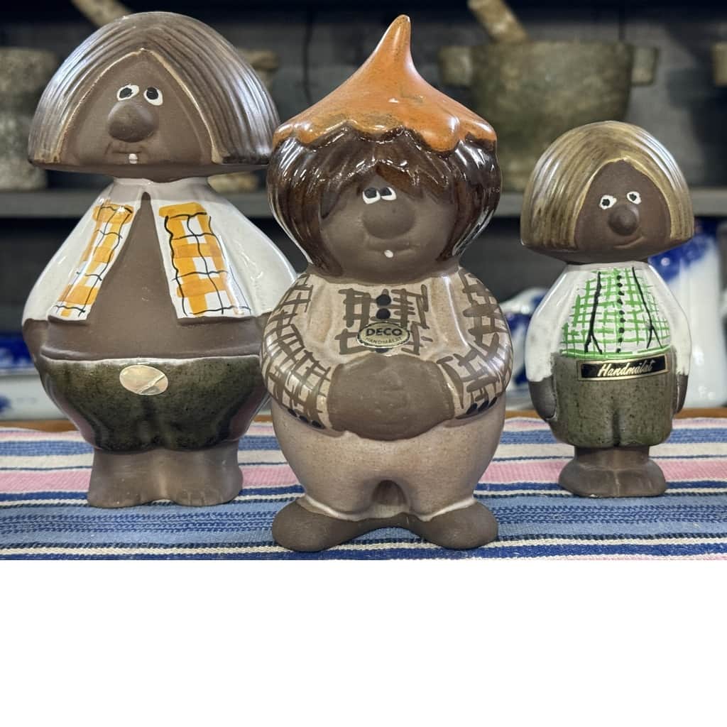 3 figuriner, Deco – begagnad keramik & porslin hos ReFurn Lidingö