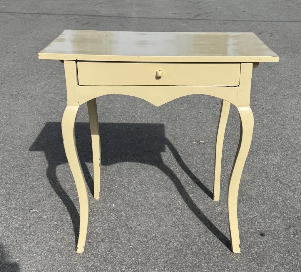 Härligt bord med låda, 1800 tal