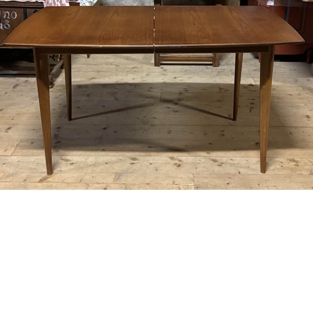 Fint matbord i teak, JOC – begagnad bord & stolar hos ReFurn Lidingö
