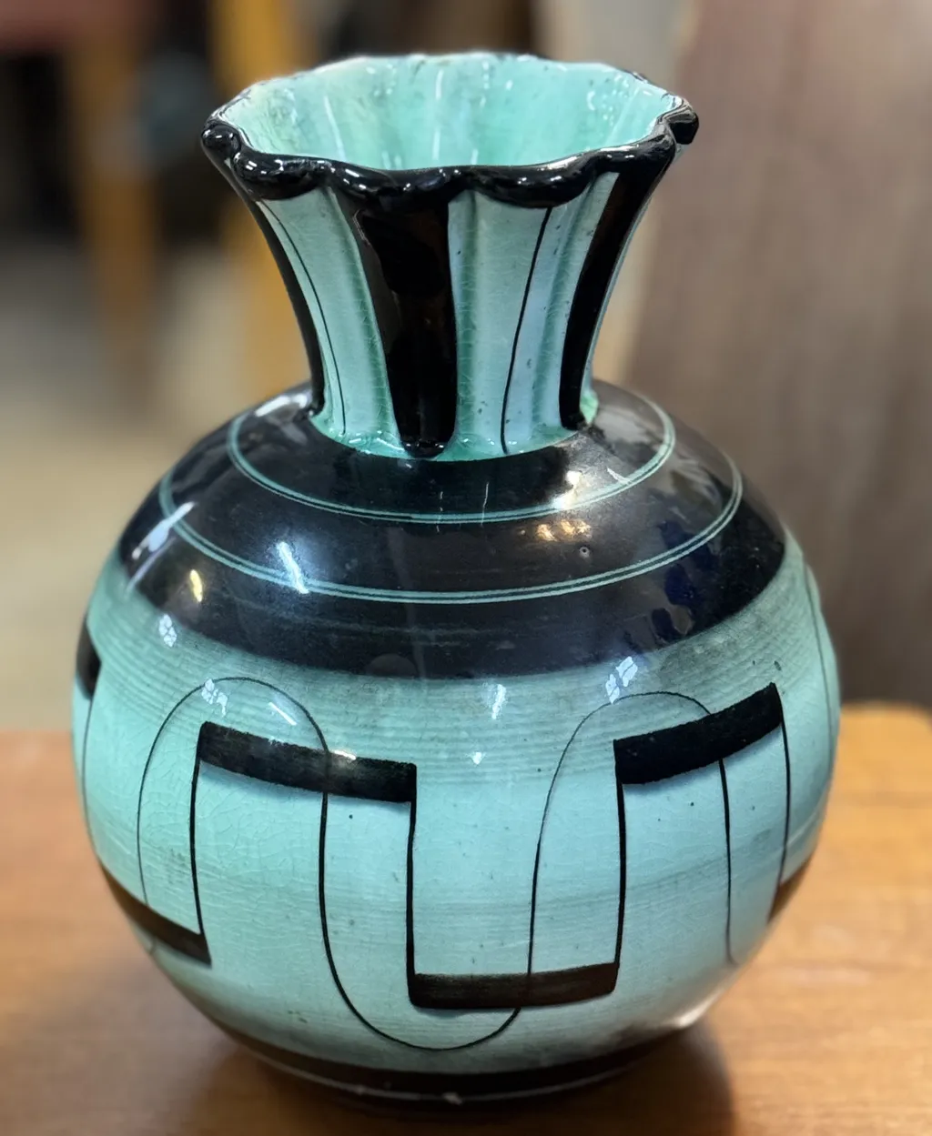 Härlig vas, art deco, Ilse Claeson, Rörstrand