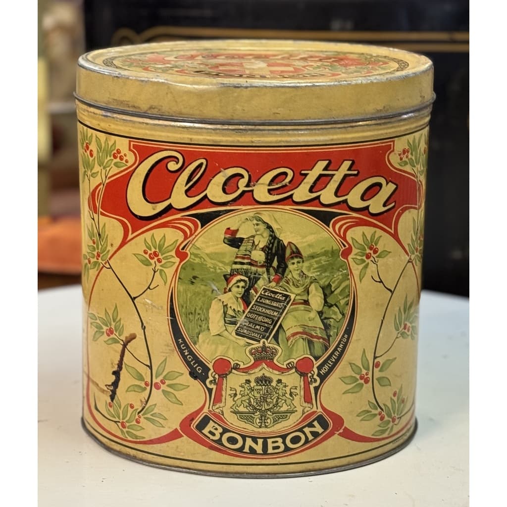 Läcker plåtburk, Cloetta
