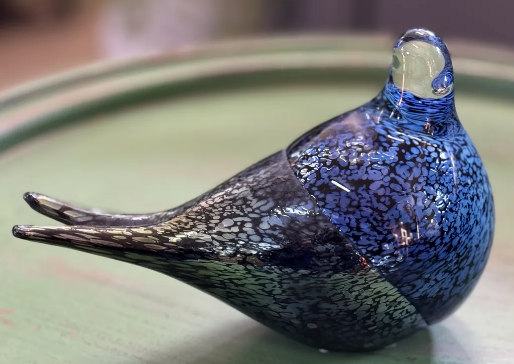 Underbar glasfågel, Oiva Toikka, Iittala Finland